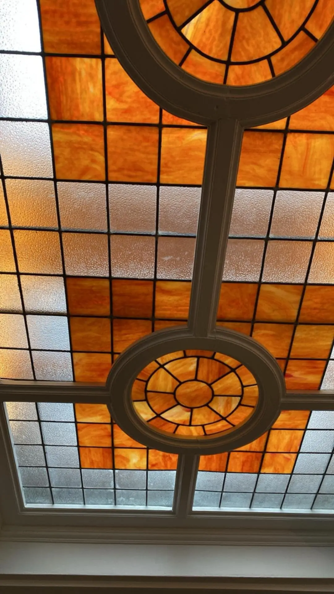 Resto d'une grande verrière dans une maison privée de Namur