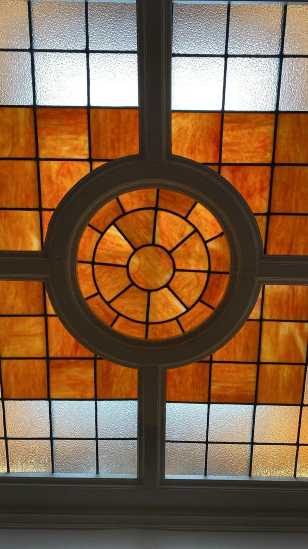 Resto d'une grande verrière dans une maison privée de Namur