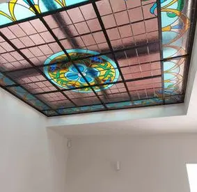 Restauration d'une grande verrière dans une maison privée de Charleroi