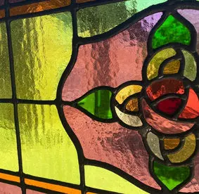 Restauration de vitraux art nouveau pour privé